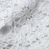 Dziełki żeńskie białe kwiatowe haft haft fałszywy kołnierz dla kobiet słodka koszula Odłączana kołnierze wyjmowane na pół szyjki fałszywe fred22