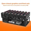 Body Braces & Supports Open Mining Rig Frame ETH/ETC/ZEC Ether Accessories Tools for 6/8/12 GPU Crypto Coin Bitcoin Rack Only ce200
