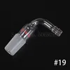 Lab Supplies 2pcs/lot #14#19#24#29 Standard Plug Bend Nozzles Laboratory Glass Connecting Pipe Exhaust Tube Angle Of 90 Degrees