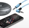 Câble audio Jack 3,5 mm mâle vers M Câbles AUX à angle droit à 90 degrés pour casque de voiture MP3 / 4 cordon téléphone portable