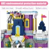 2800pcs 친구 캐슬 정원 벽돌 공주 동화 성 Castle 3D 모델 DIY 다이아몬드 미니 빌딩 블록 어린이를위한 장난감 X0902