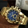 Obesegrad Watch Reserve Bolt Zeus Mens Quartz Wirstwatch 52mm Chronograph Invincible Luxury Watches Invicto Reloj de Hombre for2649