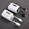 2 I 1 OEM Quality Chargers Obs 10 USB C snabb laddningskabel 1m 3ft EU US Quick Charger 20W Power Wall Plug 25W för Samsung Galax4774529