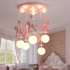 Luz de techo para habitación de niños Hobbyhorse Led lindo dormitorio luces niñas bebé niña lámpara niños iluminación lámparas colgantes