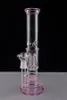 12-calowy Różowy Kolor Waishah Drzewo Styl Glass Water Durf z miską 18mm.