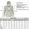 Requin Peau Soft Shell Tactique Militaire Veste Hommes Imperméable Polaire Manteau Armée Vêtements Camouflage Coupe-Vent 211217