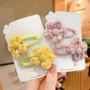 Fashion Children Hairpin Flower Barrette BB Clip Cartoon Flower Bangs Barrettes Hairpins Kids Hairgrip Girl Hair Accessories