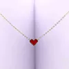 S925 Ayar Gümüş Kalp Aşk Kolye Kadın Zarif Özel Toptan Klasik Zincir Kız Sevimli Tasarım Lüks Şık Tatlı Y1204