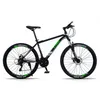 26 Inch Mountain Bike Bicycle Urban Road Bikes Variable Double Disc Brake Front Shock Absorption Adult 21 Speed Bicycles