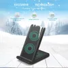 2 in 1 Wireless Charging Stand 15W Dual Coil Qi Fast Charger Dock for iPhone 11 XS XR X 8 Plus Airpods Pro Support Samsung S20 S10 Buds