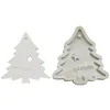 Stampi per dolci in silicone per fai da te fiocco di neve albero di Natale appeso strumento di cottura bambini portachiavi profumo auto pendente decorazione della torta KKB2768