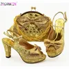 Dress Shoes Royal Blue Fashion Wedding And Bag Set Latest African Style Women Pumps To Match For Party