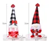 Suministros para fiestas Día de San Valentín Muñecos de peluche sin rostro Decoraciones Buffalo Plaid Sueco Escandinavo Adorno de mesa Regalo de San Valentín RRF13203