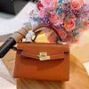 브랜드 H 가방 숄더 메신저 새로운 kelyss 2 h-button 가죽 여성 가방 작은 사각형 핸드백 1QEK KE9