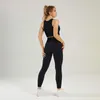 Yoga Kıyafet Dikişsiz Şort Set Spor Takım Elbise Kadınlar Için Seksi Yaz Egzersiz Giysileri Spor Spor Spor Mahsul Üst Iki Parçalı