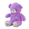 Belle lavande ours en peluche jouets en peluche poupée en peluche de haute qualité ours violet cadeaux d'anniversaire de noël