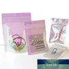 100pcs/Lot Rainbow Laser Plastic Zip Lock Bags Resealable Snacks Coffee Beans Sugar Salt Fridge Fresh Gifts Packaging Pouches