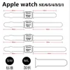 Apple Watch Band 44MM 40mm 41mm 45mm Sofe Rubber belt corr Watchband Bracelet Accessories IWATCH 3 4 5 SE 6 7 S7930779のシリコンストラップ