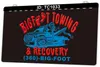 TC1033 Big Foot Towing Recovery Lichtschild, zweifarbige 3D-Gravur