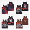 Film THE WARRIORS CONEY ISLAND RETRO JERSEY ROT SCHWARZ WEISS Benutzerdefinierte DIY Design genähte College-Basketball-Trikots