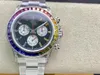 Top Clone Ap Diamond Diamonds Horloge geslaagd voor test Quartz uurwerk vvs Iced Out Sapphire IPK horloge diameter 40 mm Met 7750 functie timing hoge permeabiliteit saffier g