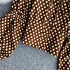 Fransız moda tatlı polka dot fener kol üst kadın ilkbahar ve sonbahar retro kare yaka ince kısa gömlek uk066 210507