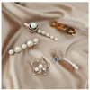 1pic Fashion Hair Pins Pearl Hairpin Persoonlijkheid Creatieve Privé Custom English Name Pearls Side Clip Mix and Match