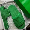 Ladies Fashion Slippers Green Towel Flip Flops Luxury Designer Thick Bottom Furry Womens Shoes Home Outdoor Mueller Sexy Warm Slipper