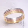 Armreif Klassisch Gold Armbänder Für Frauen Männer Schmuck Geschenke Edelstahl Einfache Zirkonia Mode 2021