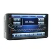 Bilvideo MP5 -spelare 7 tum dubbel 2 din skärm stereo rattstyrning FM Radio Automotivo215f