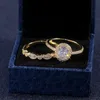 Parringar lyxiga smycken 925 silvergold fyll