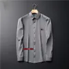 2021 designer di lusso moda uomo camicie a maniche lunghe business casual marca primavera camicia sottile M-3XL # 13