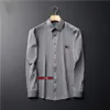 2021 designer di lusso moda uomo camicie a maniche lunghe business casual marca primavera camicia sottile M-3XL # 13