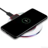 Crystal Qi Wireless Charger Fast Charging Pad Mini Ultra-Slim Cableless Chargers for iPhone 12 11 Pro Samsung S20 Huawei with Retail Package