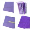 Tessuto e cucito Tessili per la casa Giardino 6 pezzi Panno di cotone viola Fai da te fatti a mano Decor Quilting Tessuti materiali per patchwork 25X254755382