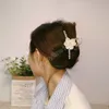 Kwiat Włosy Pazur dla Kobiet Mody Pearl Makijaż Grube zaciski Akcesoria do włosów Dziewczyny Koreański Hairgrip Barrette