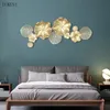 Chiński kutego żelaza światło luksusowa dekoracja salon ganek tło wisiorek ściany proste domowe dekoracje sypialni 210414