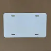 12x6 "Sublimatie Blanco Metal Car Licent Plate Hitte Transfer Afdrukken DIY Sublimatie Car Licent Plate