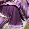 Bedding Sets Drop Wedding Duvet Cover Set Golden Jacquard Flat Sheet Pillowcase 4pcs European Luxury Cameo