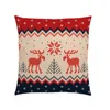 Christmas Elk Snowman Pillow case Decoration Sofa Cushion Cover Bed PillowCase for Home Car 45*45cm