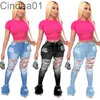 Women Jeans Denim Flared Long Pants Bell Bottom Trousers Sexy Hole Ripped Full Length Leggings Bodycon Streetwear Stylish Clothing 636