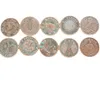 Поставка античный Цин Медные монеты Латунь Медь Монета Медная Доска Гуансу Шуанлунг Имитация Старые Монеты Оптом
