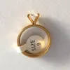 Trouwringen Fashion Koreaanse paar ring voor liefhebbers mannen vrouwen roestvrij staal goud kleur sieraden groothandel zirkoon steen R571G