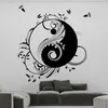 Autocollants muraux peintures murales Yin Yang Zen philosophie ARABESQUES asiatique salon chambre maison décorer papier peint DW6424