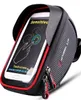 6.0インチ防水自転車自転車携帯電話ホルダースタンドケースオートバイハンドルバーマウントバッグiPhone xサムスンLG