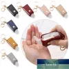 30ml Travel Portable Hand Sanitizer Lotion Sample Storage Squeeze Bottle With Leather Pouch Keychain Holder Reusable Empty Bottle Factory price expert design