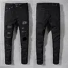 Amiris Mens Womens Designers Jeans en détresse Ripped Biker Slim Denim droit pour les hommes Pantalon Skinny Pantalon Skinny Pantal