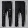 Denim da donna strappato amari stampa amiiri uomo amirl designer jeans amirlies effetto vissuto motociclista slim dritto am per uomo amis esercito imiri moda uomo pantaloni skinny 0AJ1