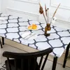 Прямоугольная столовая ткань Easy Clean Tables Cover для столовой стрейч напечатана скатерть