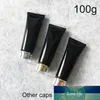 100g Black Plastic Cosmetic Cream Bottle 100ml Facial Cleanser Lotion Tube Hotel Supply Shampoo Packing Bottles Factory price expert design Quality Latest Style